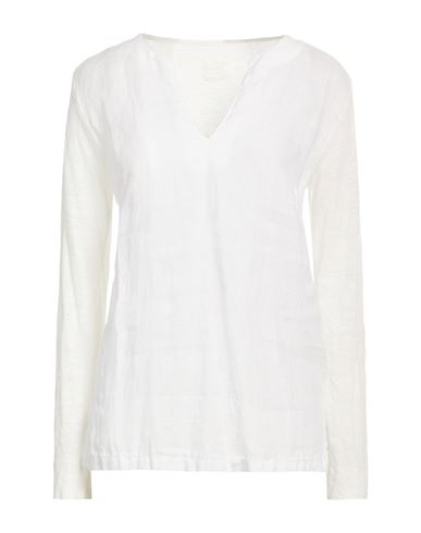 Woman Top Off white Size S Linen