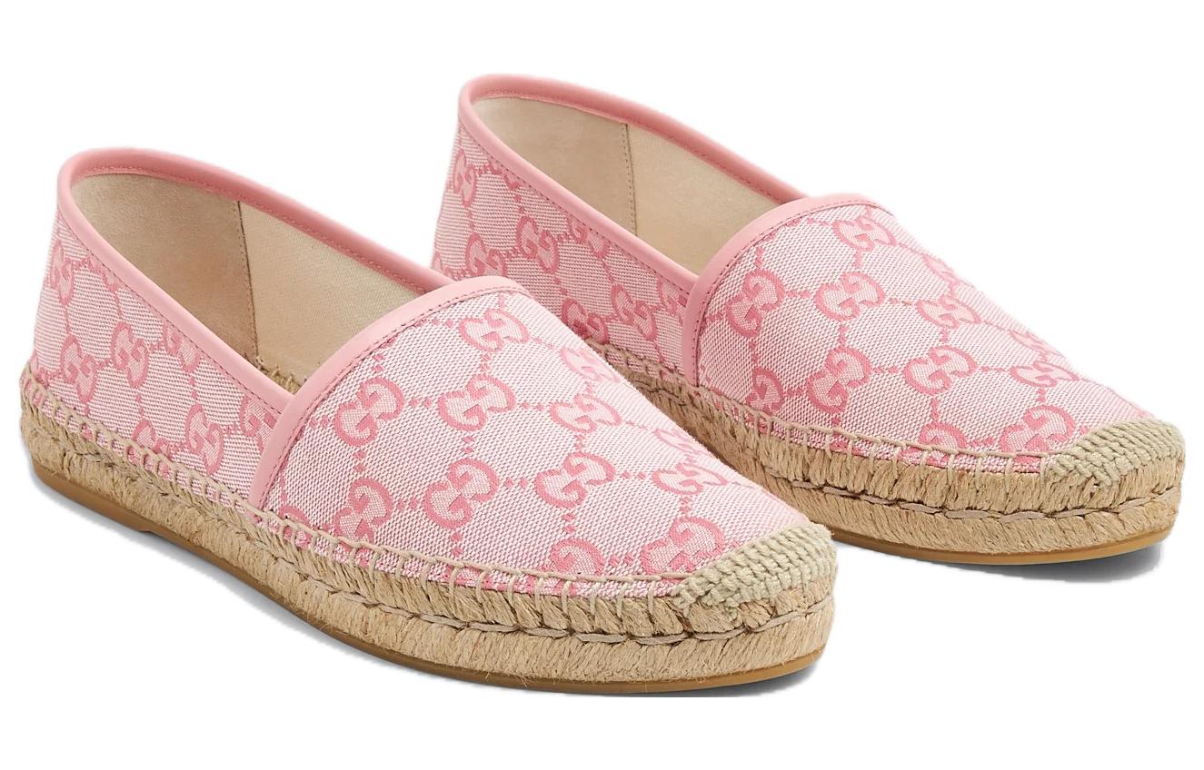 (WMNS) GG Monogram Espadrilles 'Soft Pink'