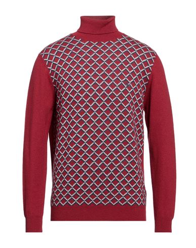 Harmont & Blaine Man Turtleneck Brick Size 3XL Wool