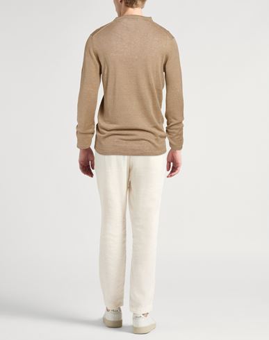 Man Sweater Sand Size 38 Cashmere