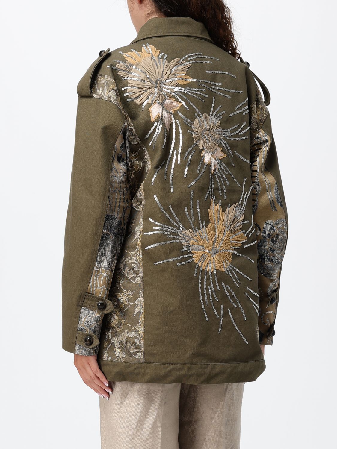 Jacket Woman color Green