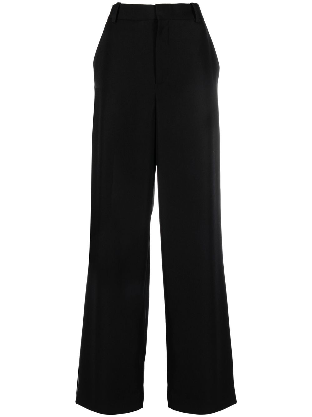 Straight-leg cut trousers - Brown