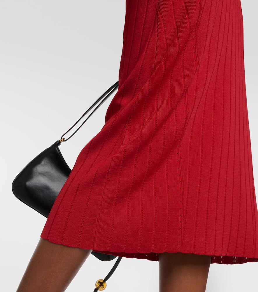 La Jupe Pralu knitted midi skirt