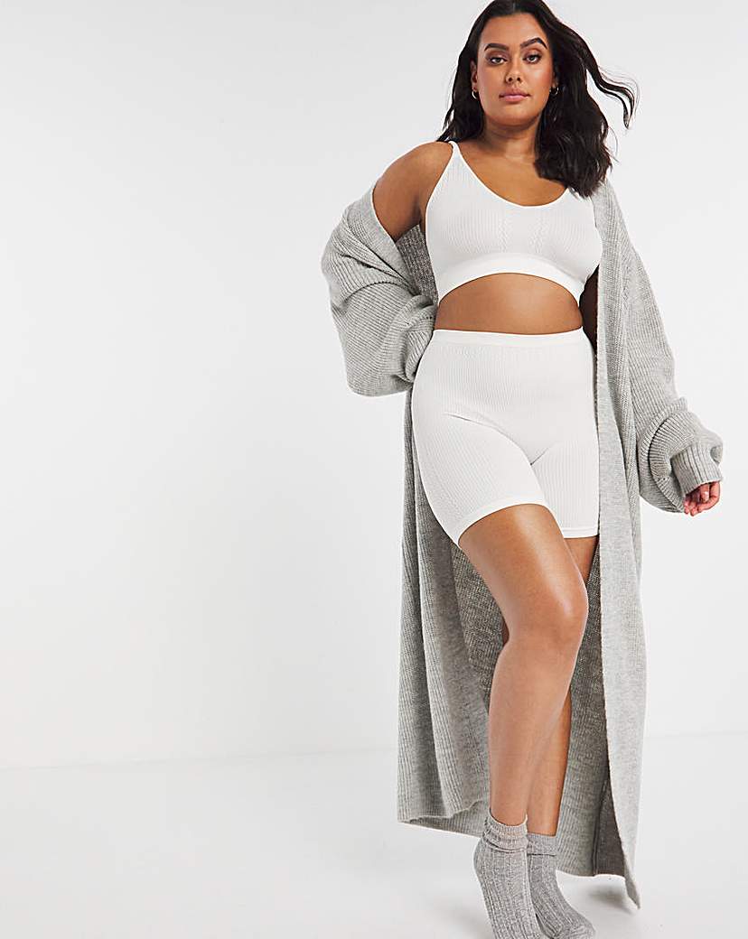 2 Pack Comfort Cable Knit Crop Top