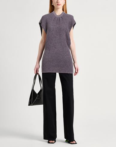 Woman Sweater Purple Size 10 Alpaca wool, Recycled polyamide, Polyamide, Cotton