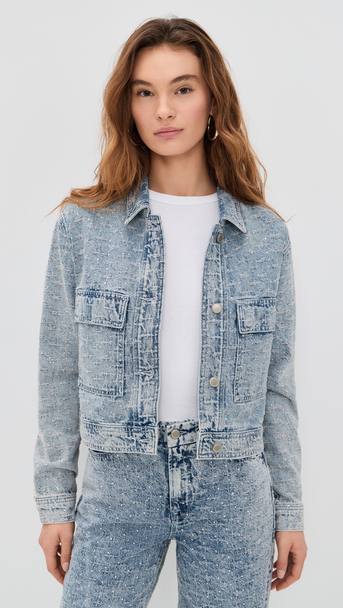 Crystal Denim Jacket Indigo1070