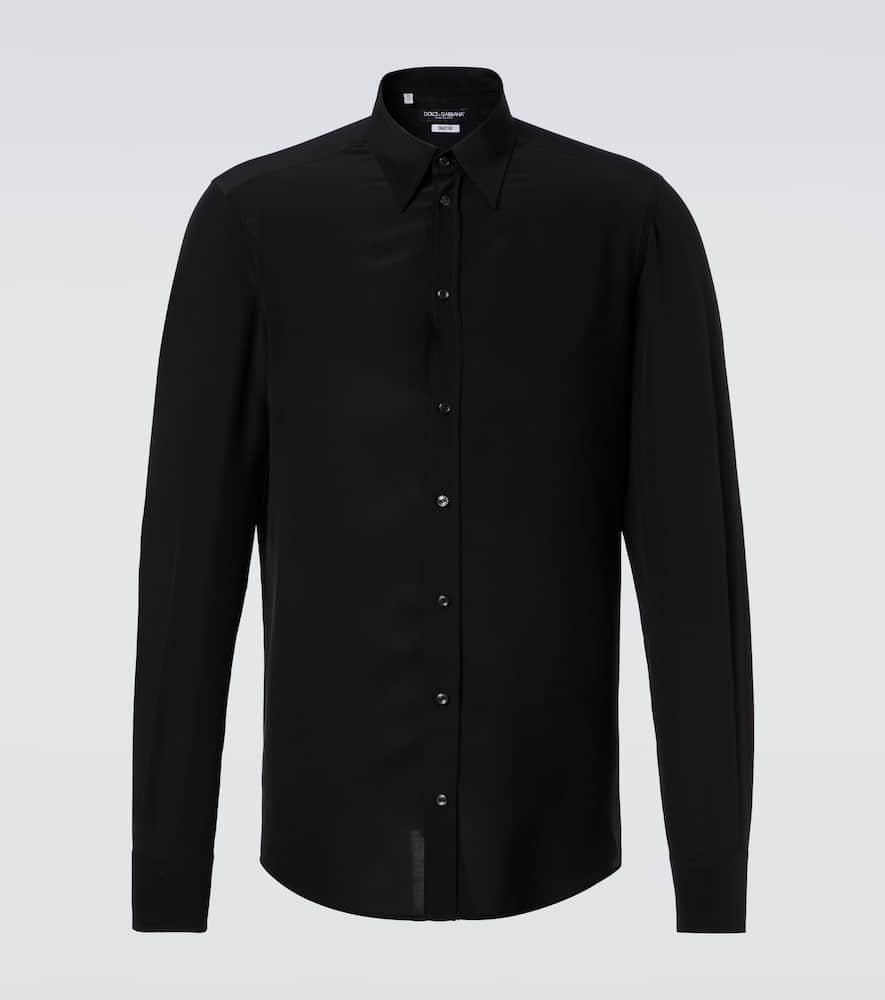 Silk crêpe de chine shirt