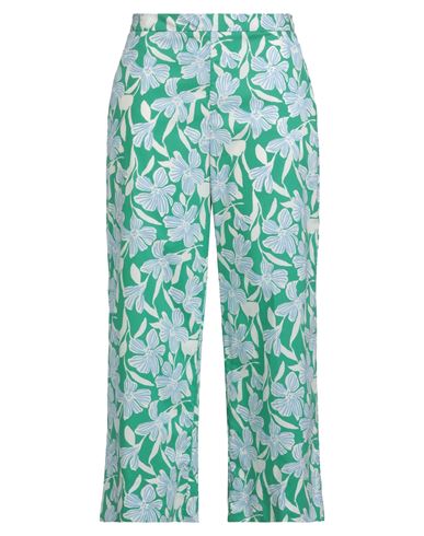 Woman Pants Green Size 8 Cotton
