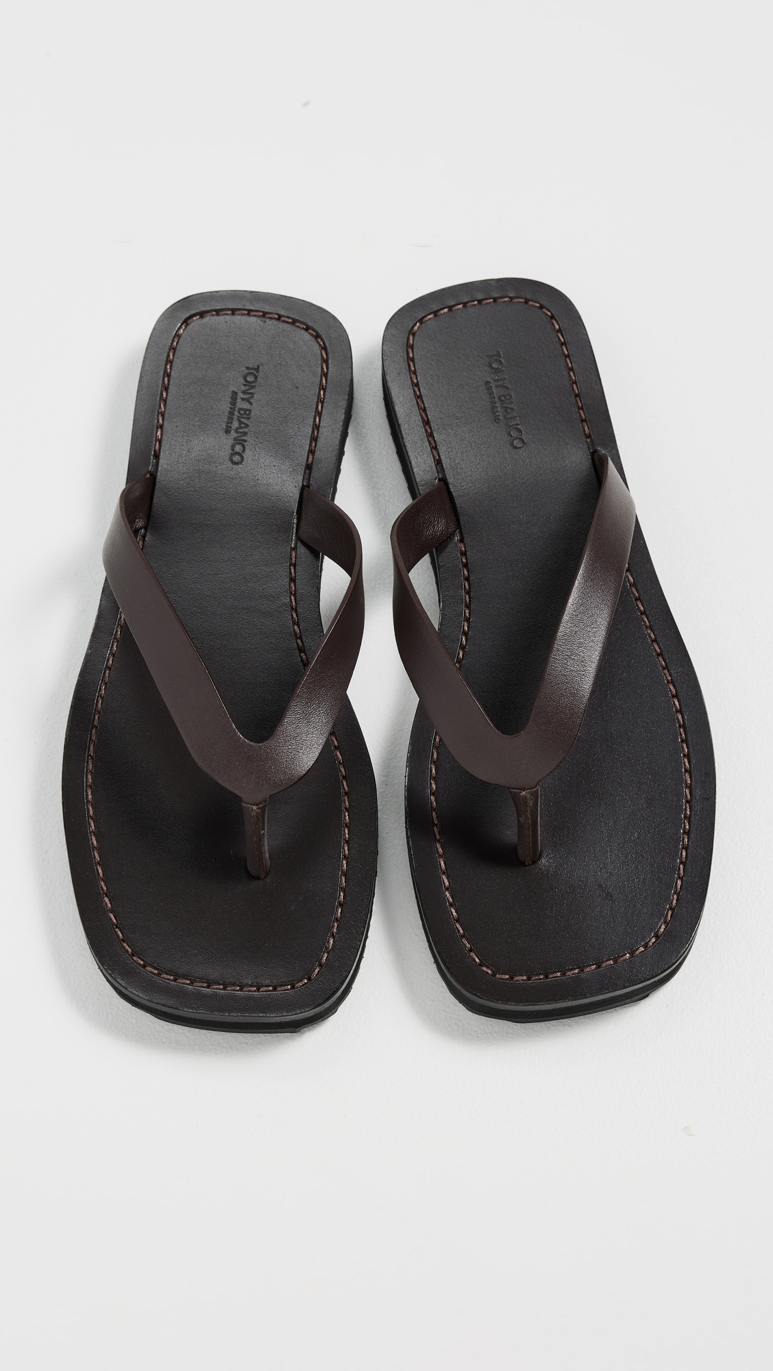 Tony Bianco Kimba Thong Sandals Choc