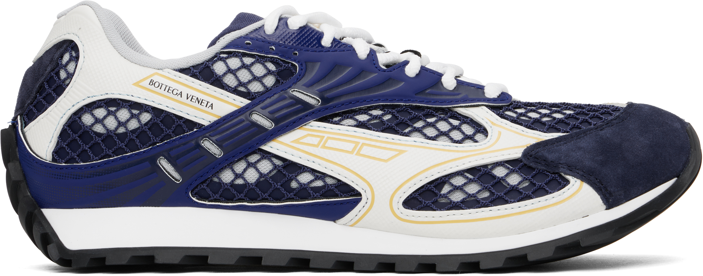 Bottega Veneta Blue & White Orbit Sneakers