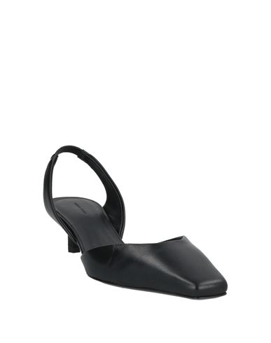 Woman Pumps Black Size 6 Leather
