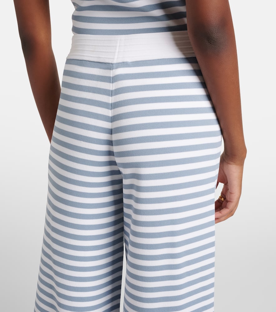 Fingere striped wide-leg pants