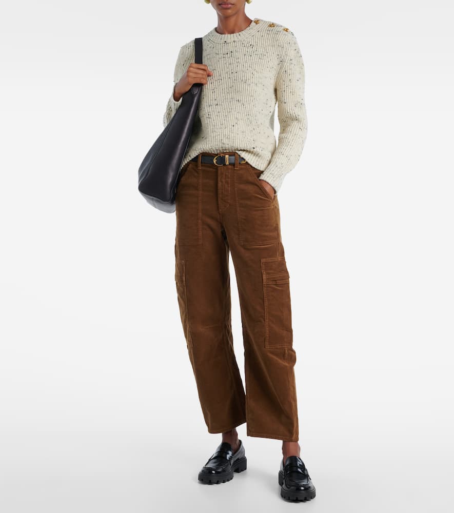 Marcelle cotton corduroy cargo pants