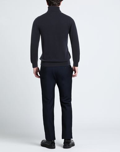 Man Turtleneck Midnight blue Size 44 Cashmere