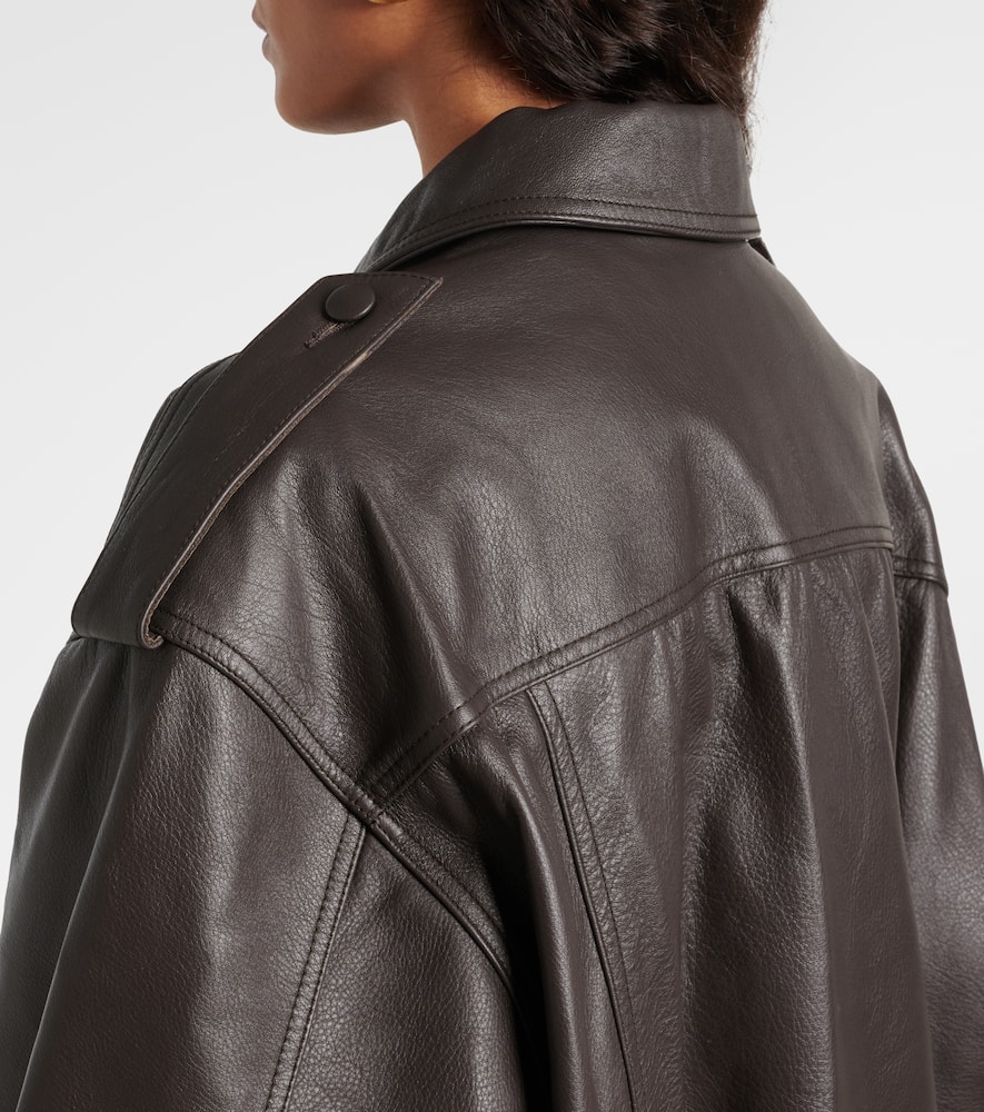Blazé Milano Charlie leather bomber jacket