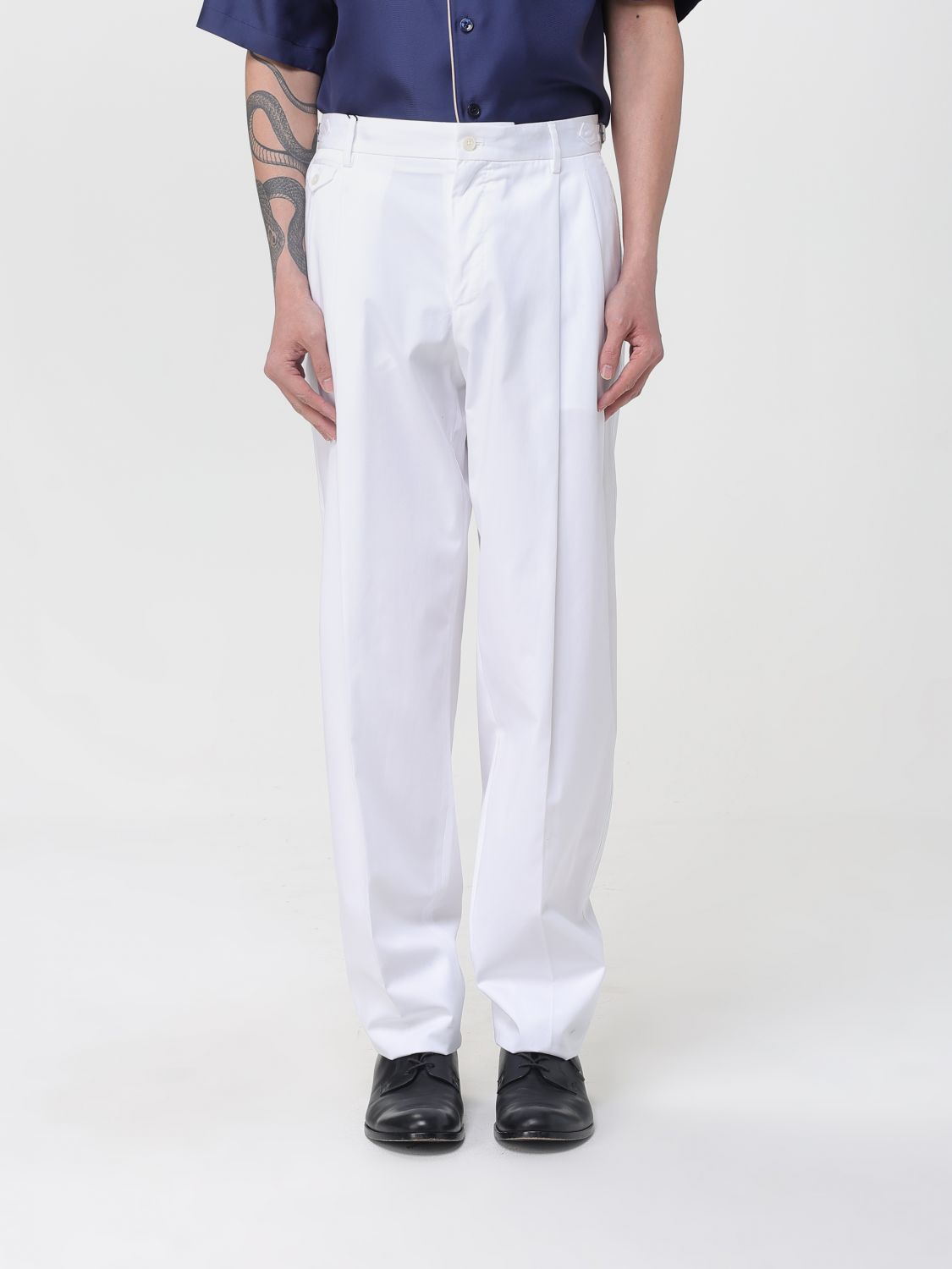 Pants Men color White