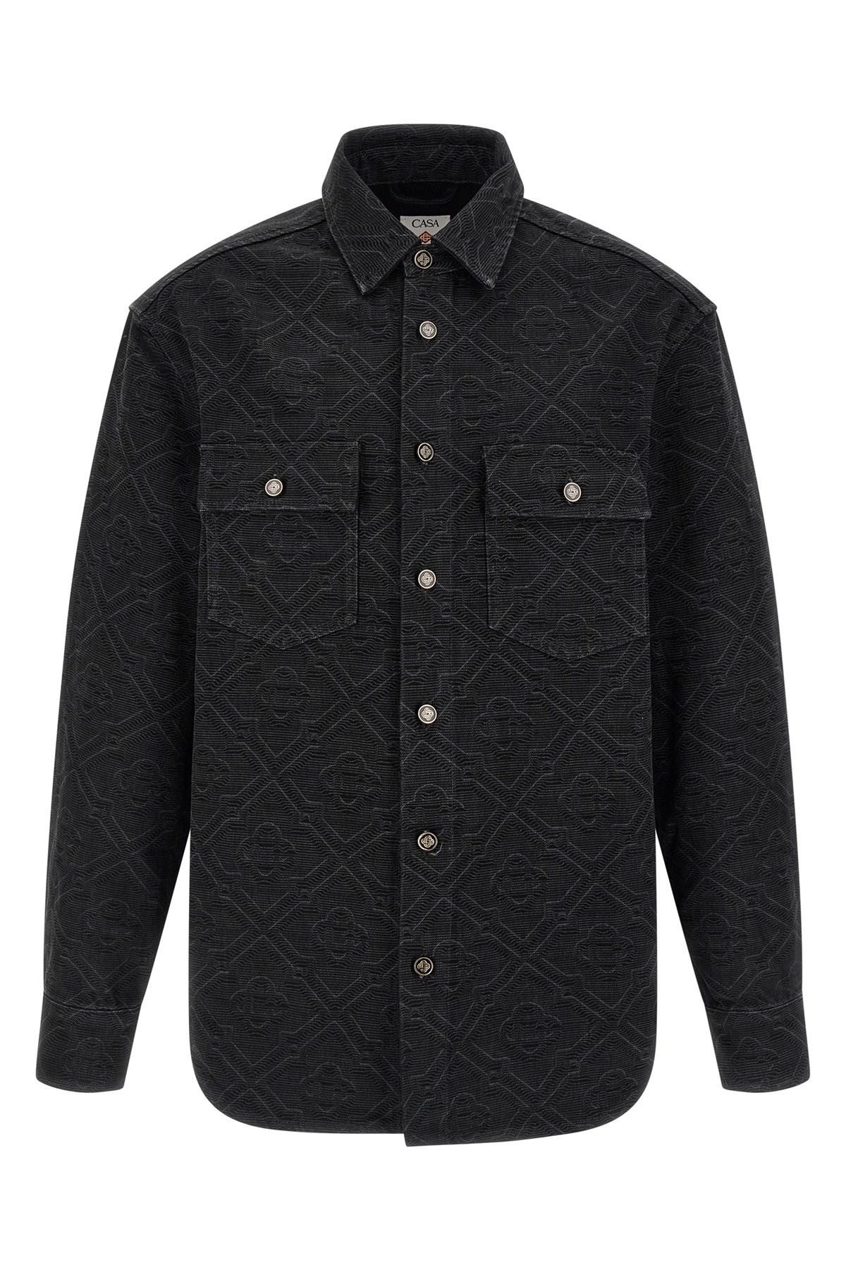 'Laser Monogram Denim' Overshirt