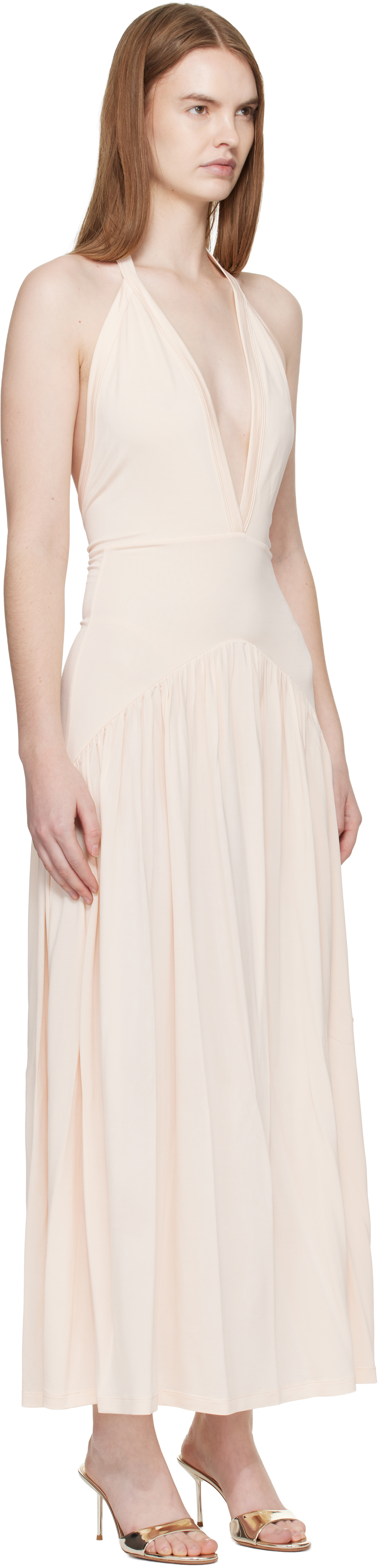 Off White Ola Midi Dress