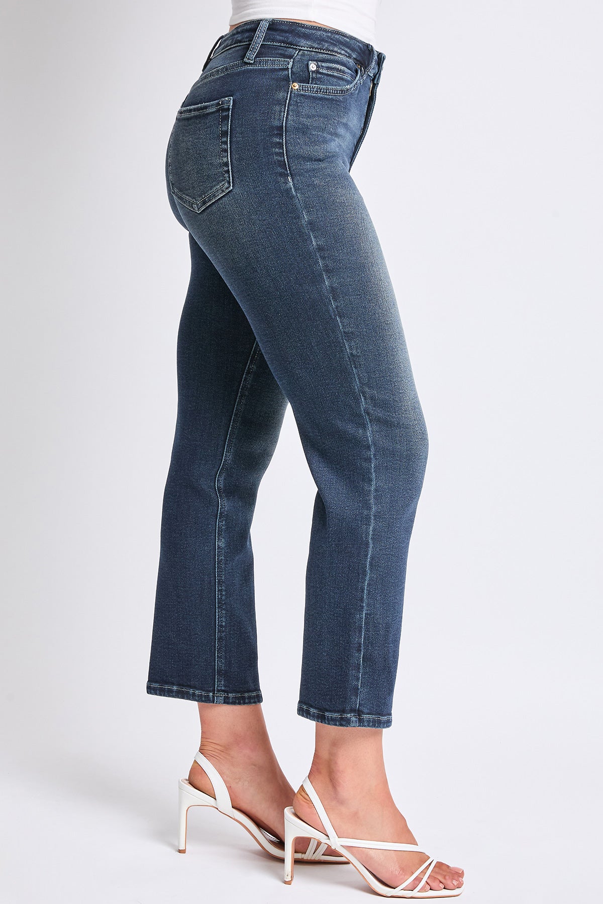 Women's Luxe High Rise Vintage Stretch Straight Jeans