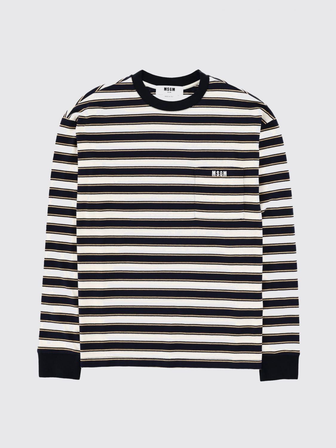 T-Shirt Men color Striped
