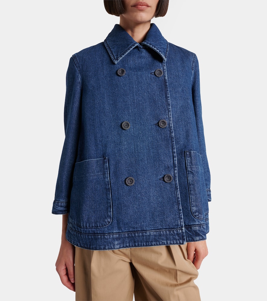 Hayden double-breasted denim jacket
