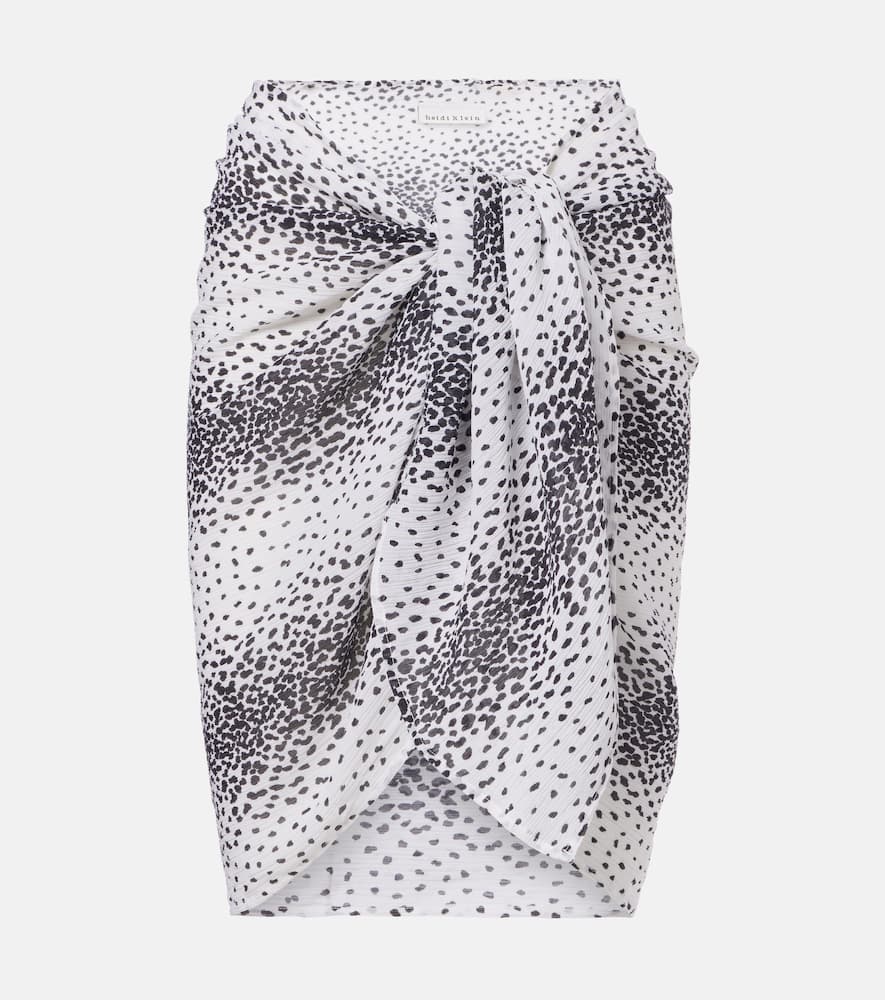 Icaria cotton and silk beach cover-up