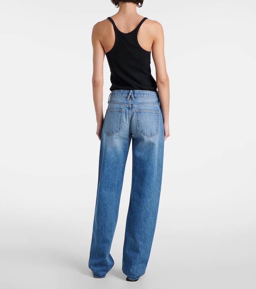 Ellie low-rise wide-leg jeans