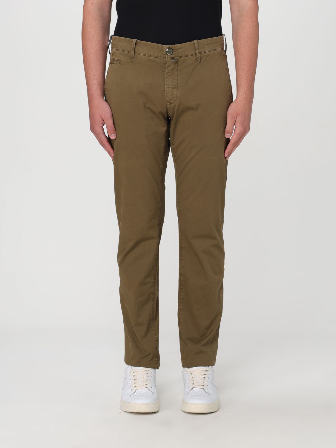 Pants Men color Green