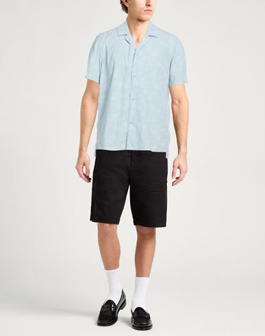 Man Shirt Sky blue Size M Cotton