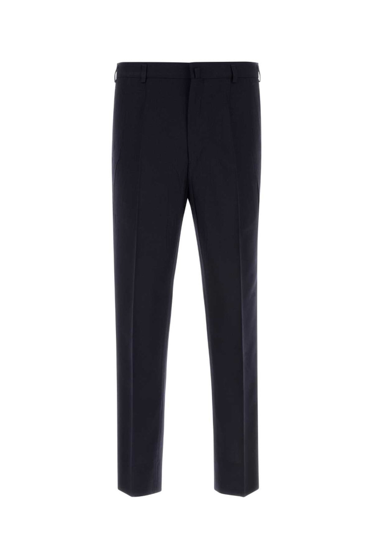 Midnight Blue Wool Pant