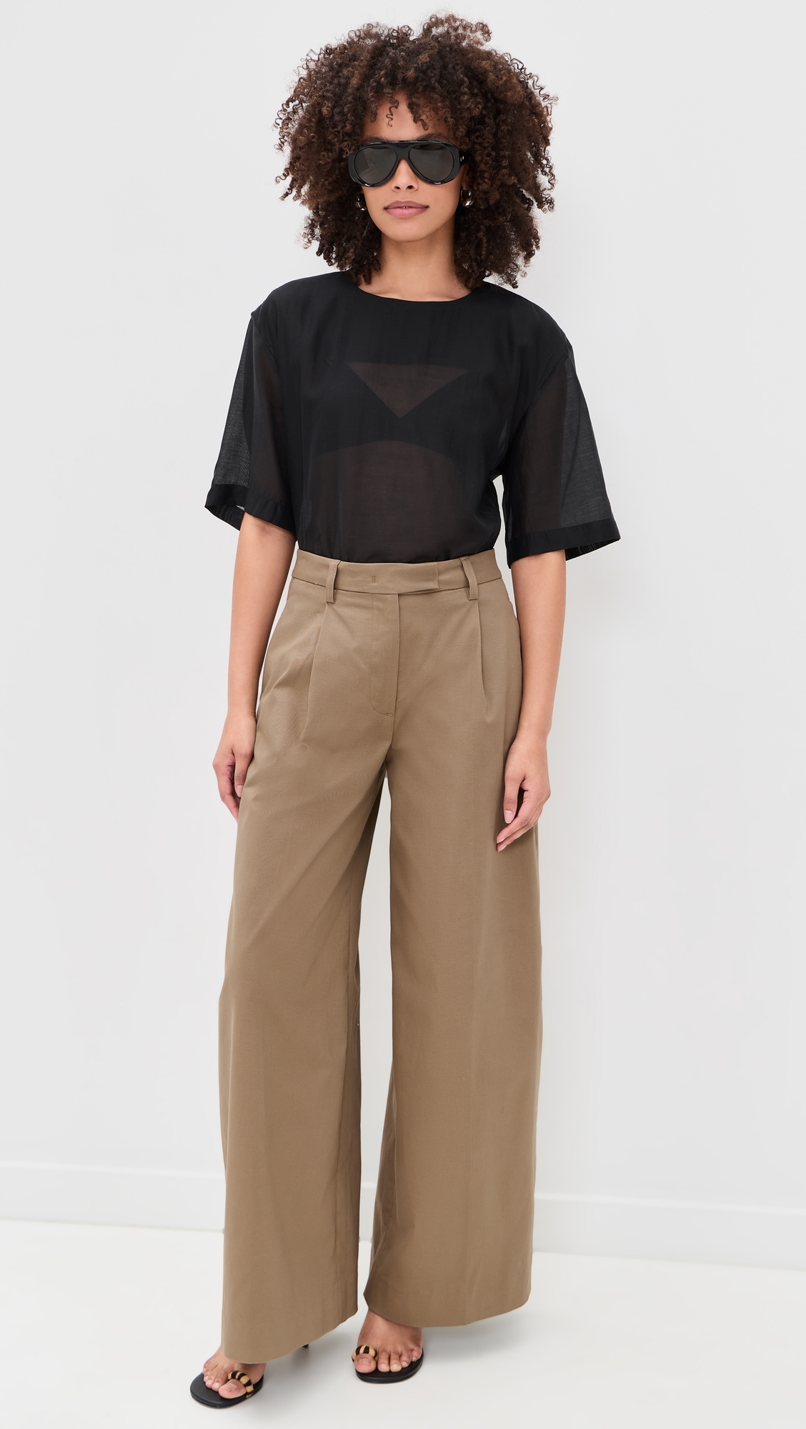 Deva Gabardina Trousers Cognac