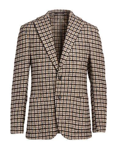 Man Blazer Beige Size 42 Virgin Wool, Polyamide