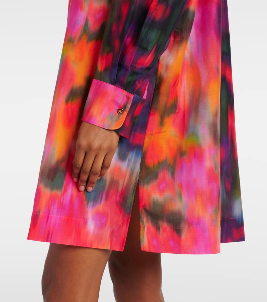 Galaxie cotton and silk shirt dress