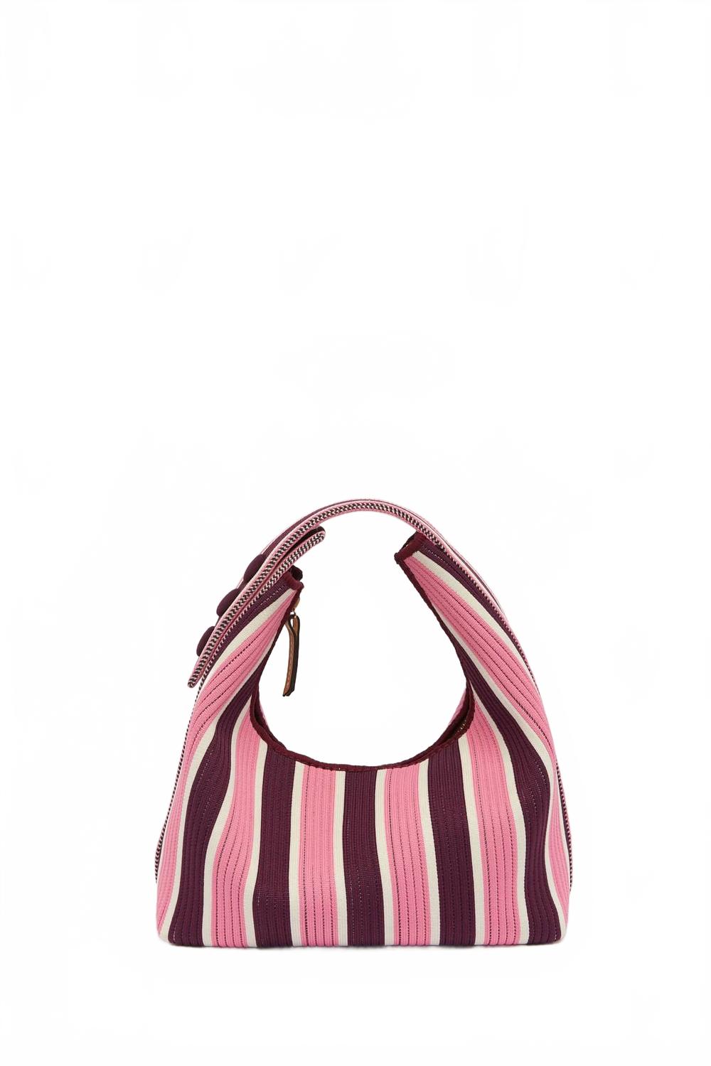 Women's Lilo Stripes Mini Bag In Fig/plumeria