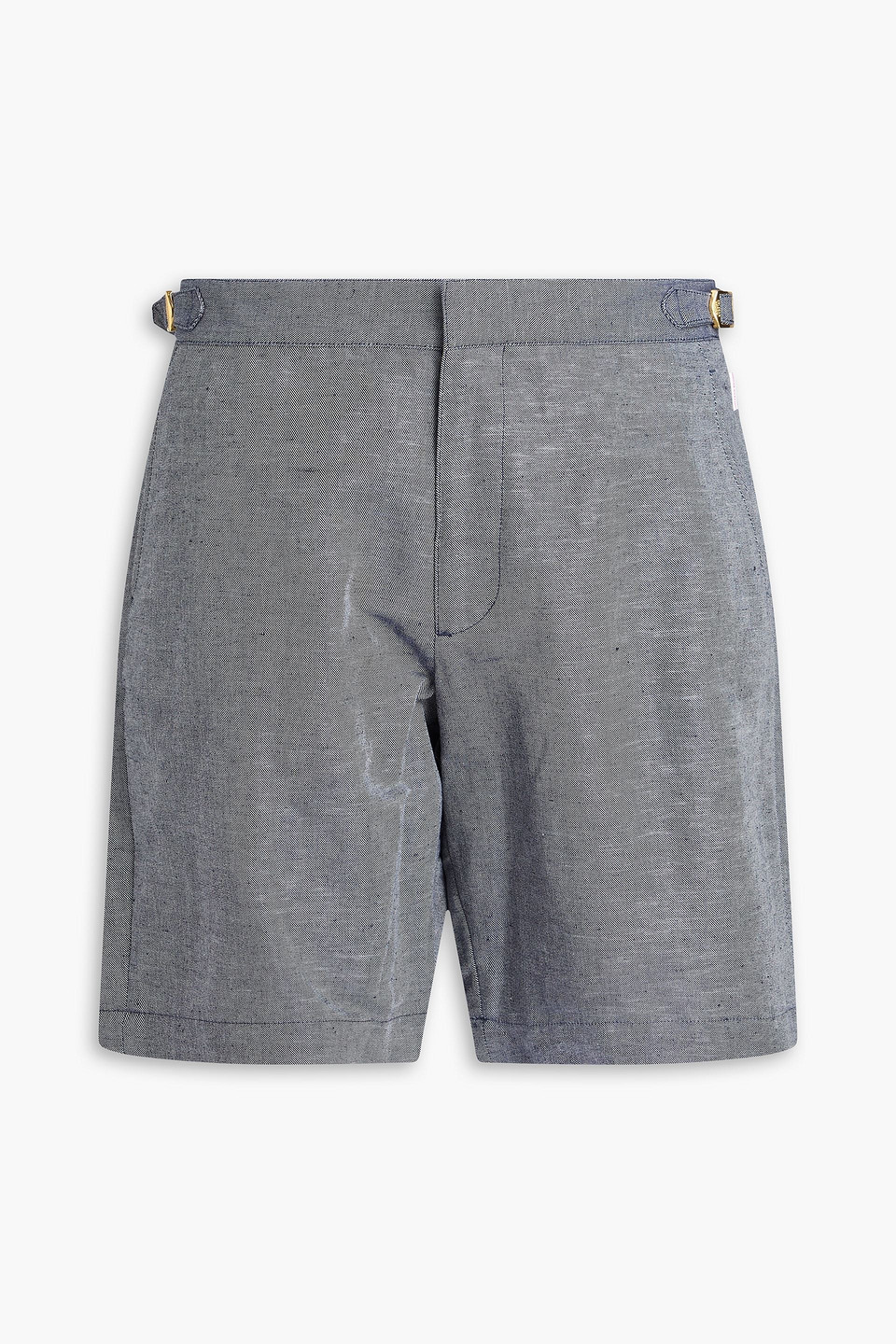 Harrop linen and cotton-blend shorts - Blue - 30