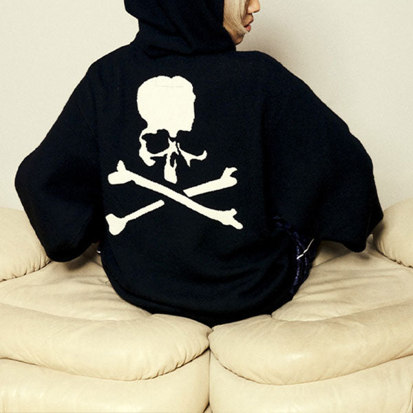 X Mastermind World Zip Pullover Hoodie 'Black'