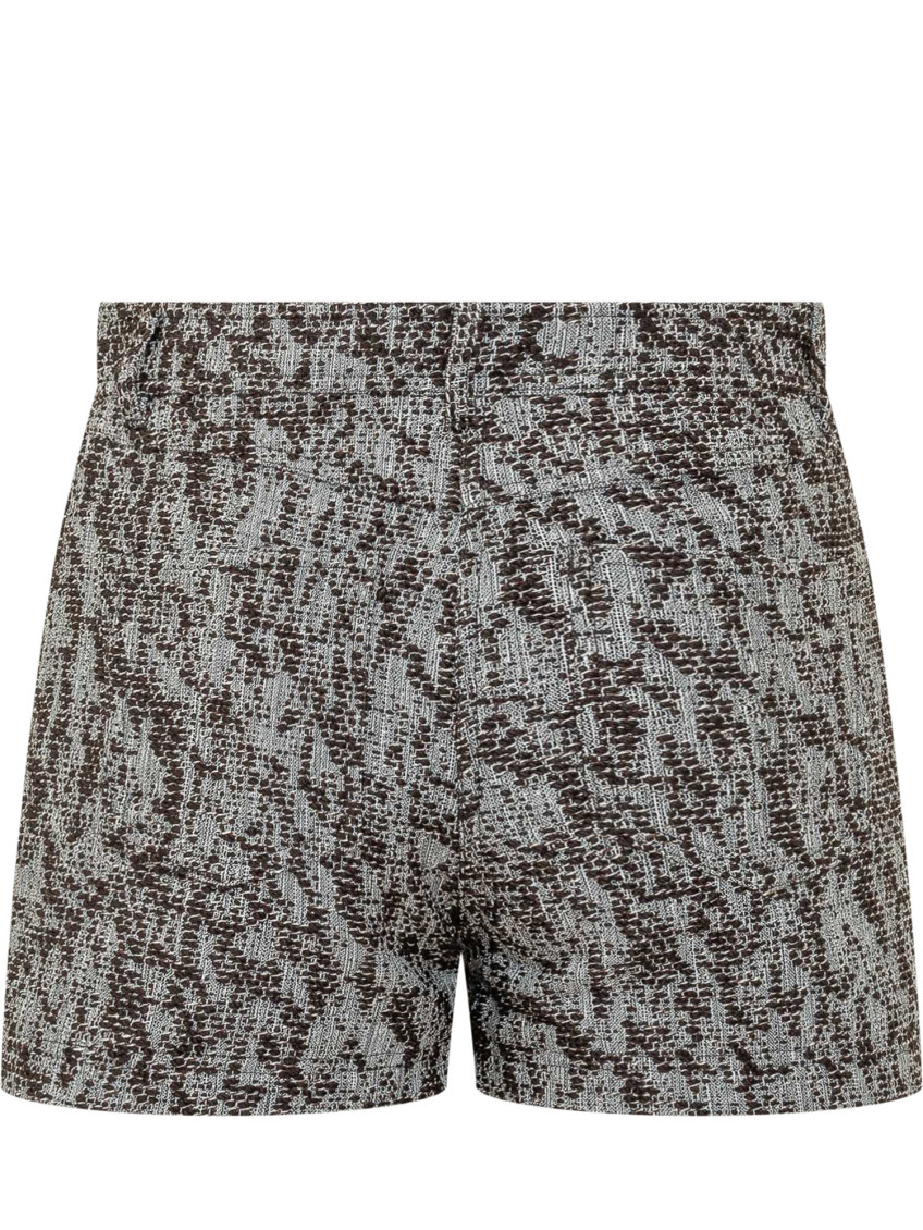Black Graphic Shorts