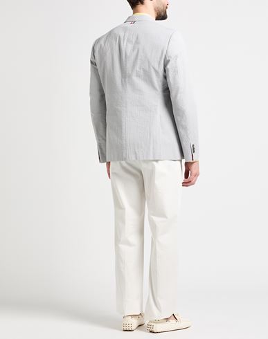 Man Blazer Light grey Size 1 Cotton