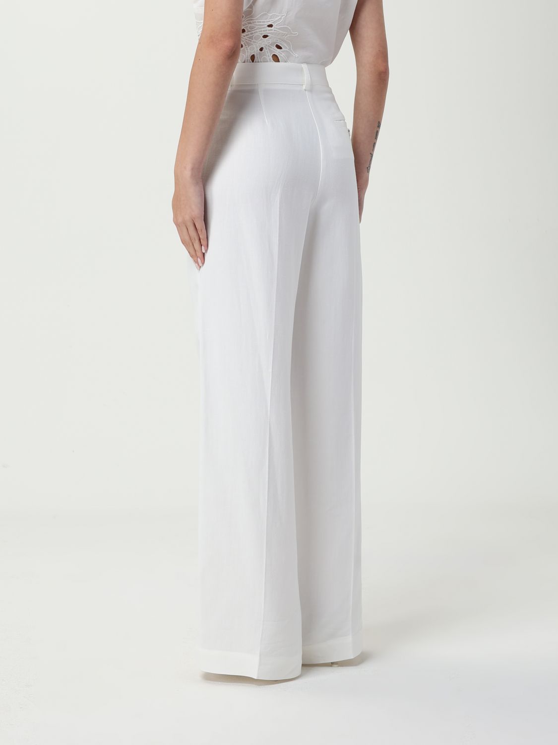 Pants PINKO Woman color White