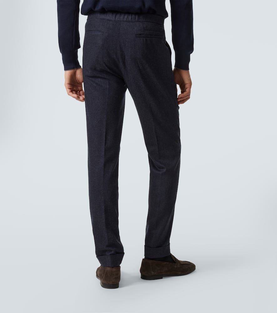 Cashmere straight pants