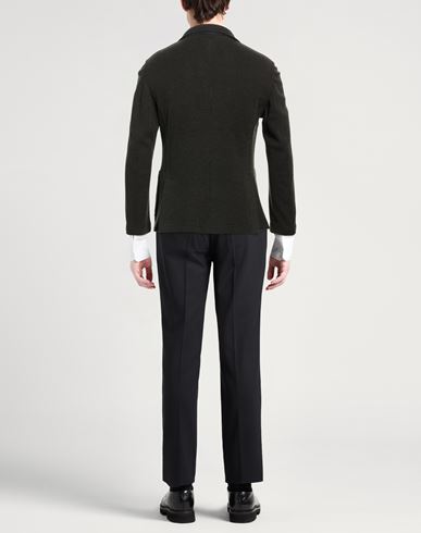 Man Blazer Dark green Size 40 Wool, Polyamide, Cashmere