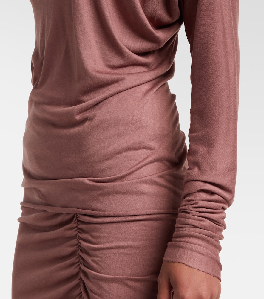 Diana one-shoulder jersey top