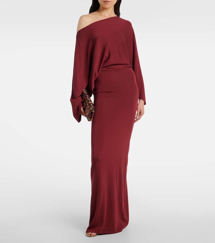 One-shoulder maxi dress