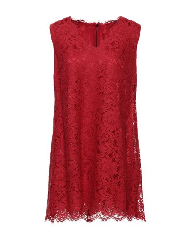 Woman Mini dress Red Size 2 Cotton, Viscose, Polyamide