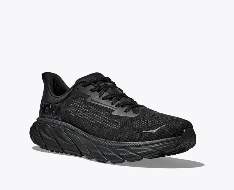 HOKA Men's Arahi 7 Shoes in Black/Black