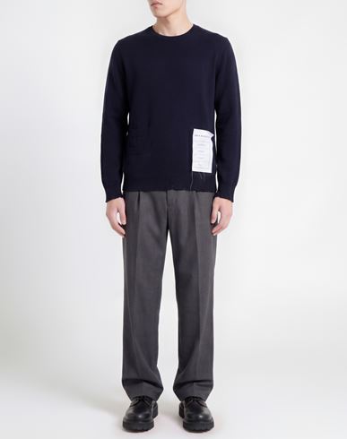 Man Sweater Midnight blue Size XL Wool