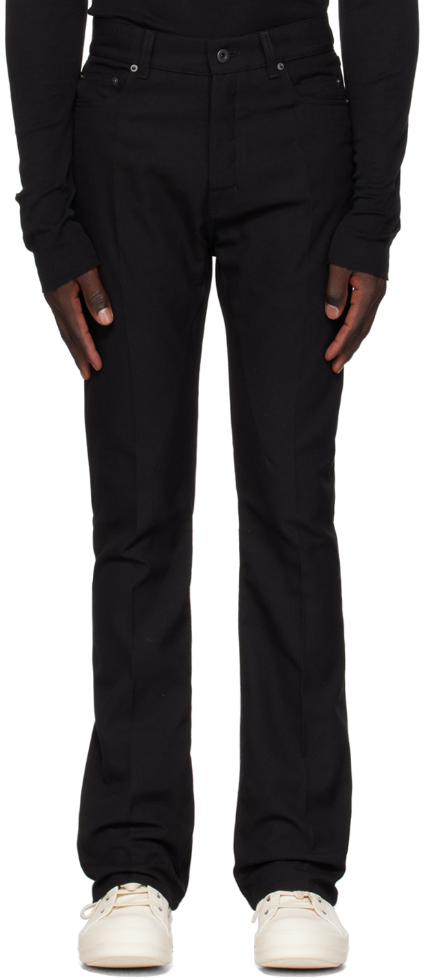 Rick Owens Black Jim Cut Jeans