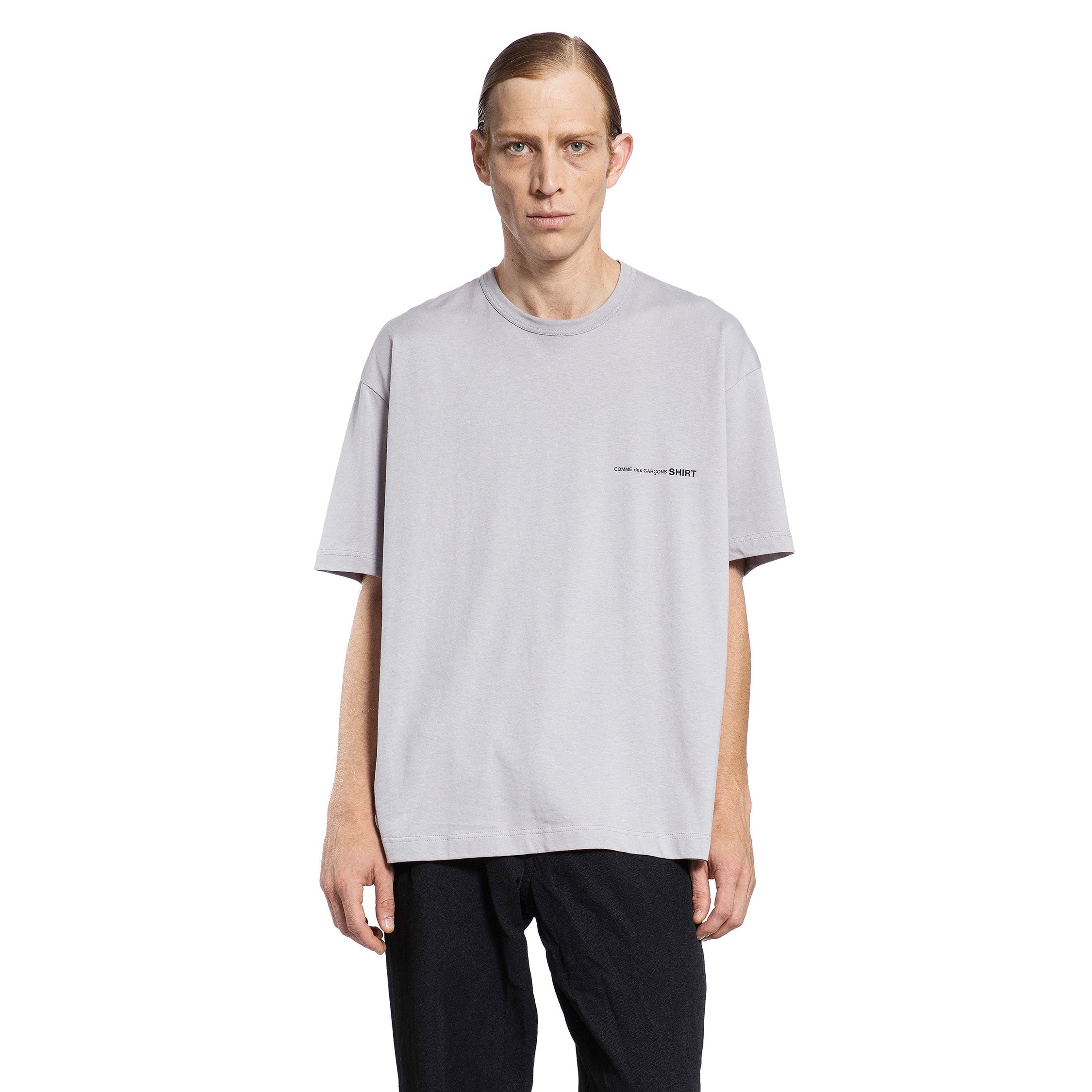 MAN GREY T-SHIRTS & TANK TOPS