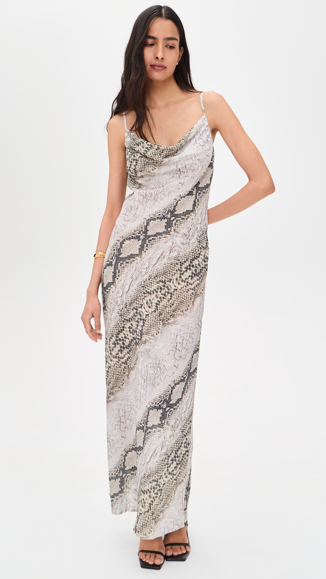 Fontana Maxi Dress Snake Print