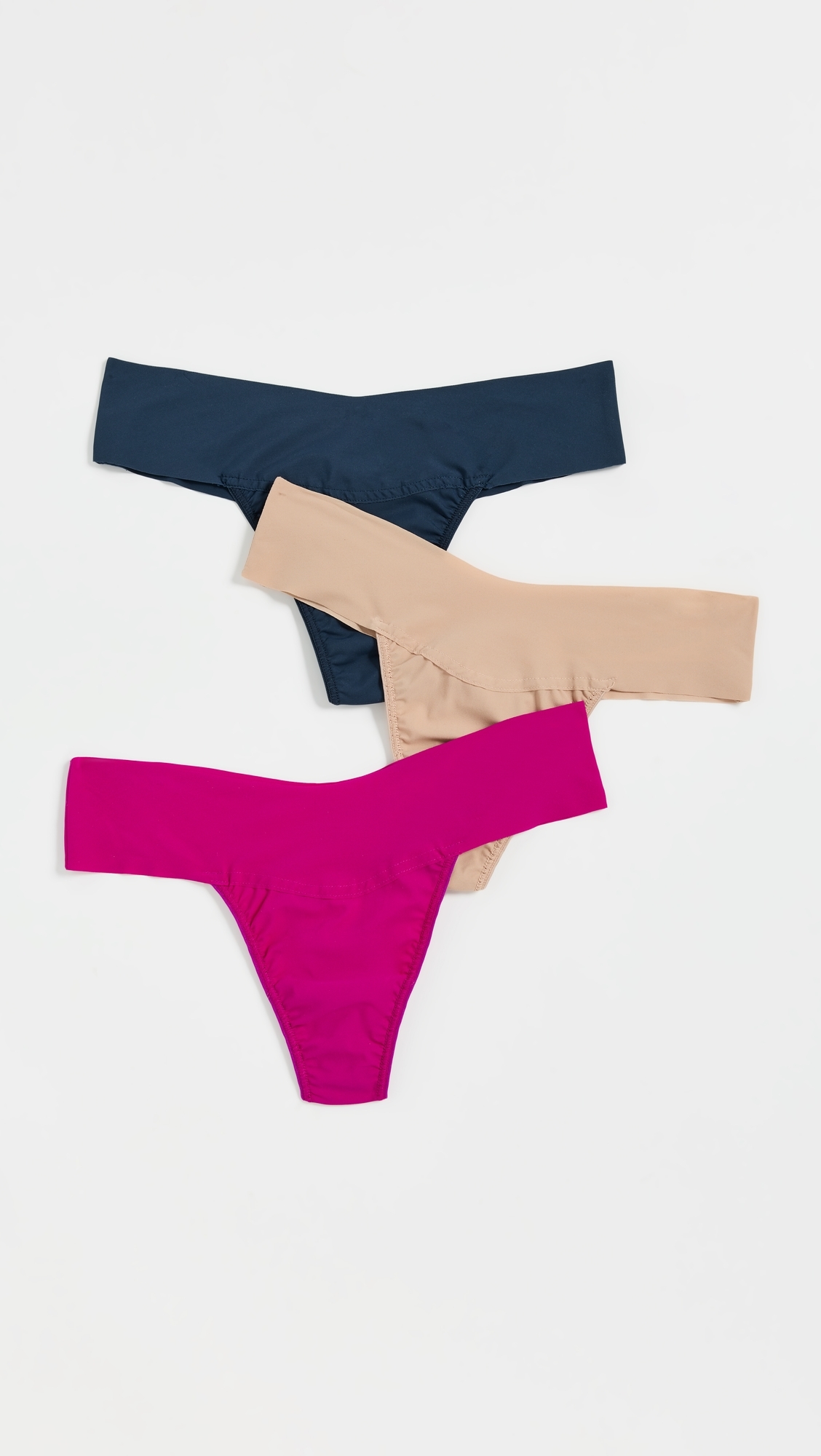 Natural Rise Thong 3 Pack Multi